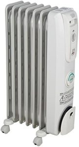 De’Longhi Oil stuffed Radiator Heater, 1500W Electric powered Area Heater for indoor use, transportable space heater, Energy Conserving, complete place like business office and bed room with basic safety capabilities, EW7707CM